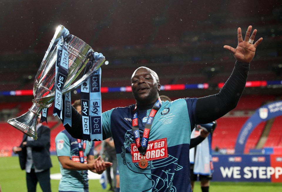 The striker played a crucial role in helping Wycombe get promoted to the Championship last season