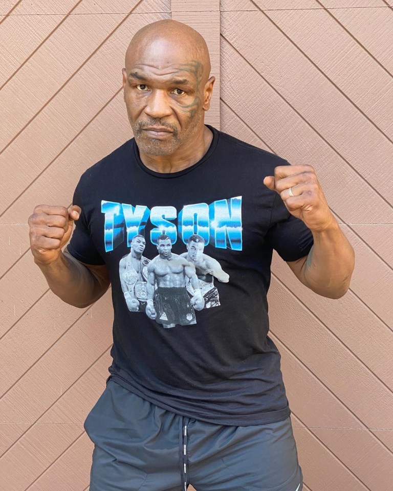 Iron Mike is looking in fantastic shape for his clash with Roy Jones Jr