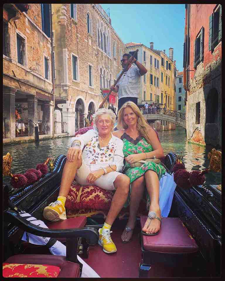 Penny and her husband Sir Rod enjoyed a romantic trip to Venice in August