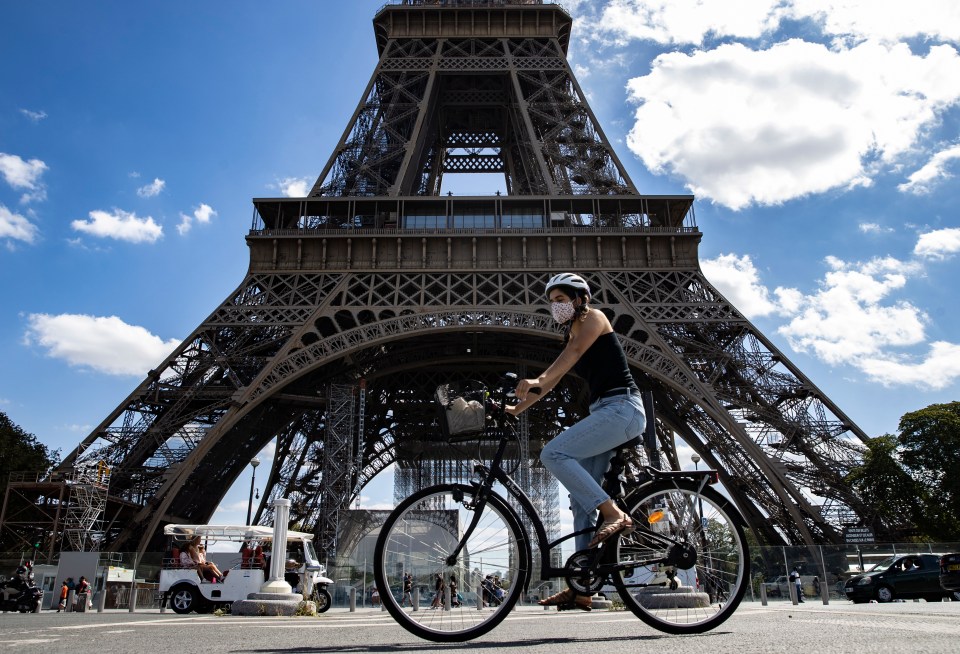 Face masks are compulsory everywhere - including outdoor areas - in Paris