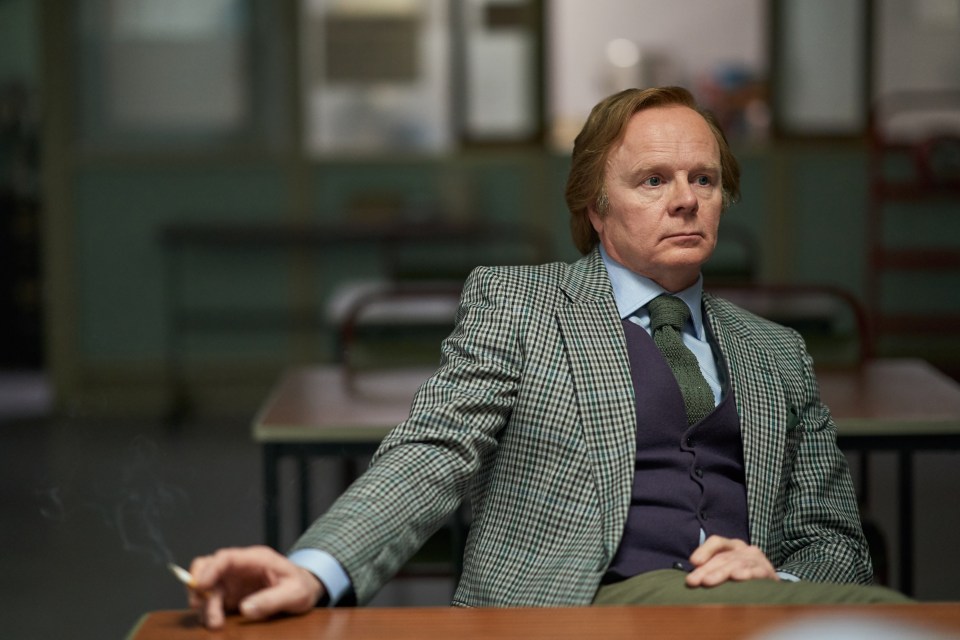 Jason Watkins portrays Brian Masters in ITV's Des