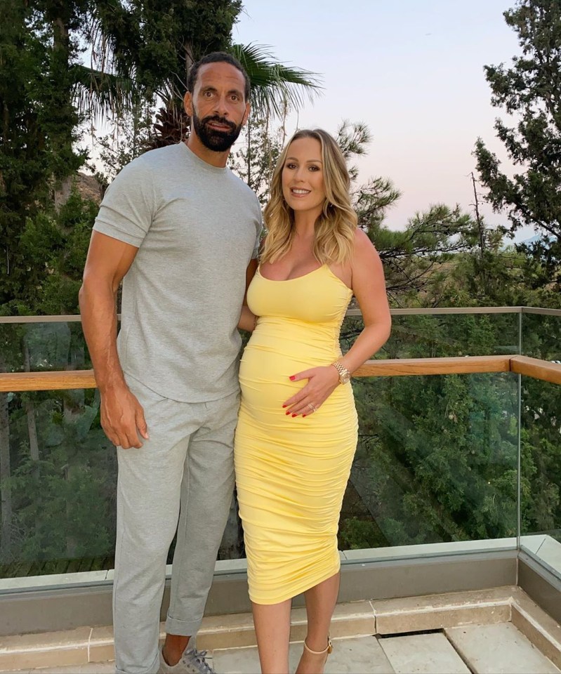 The happy couple revealed in July they were having their first child together