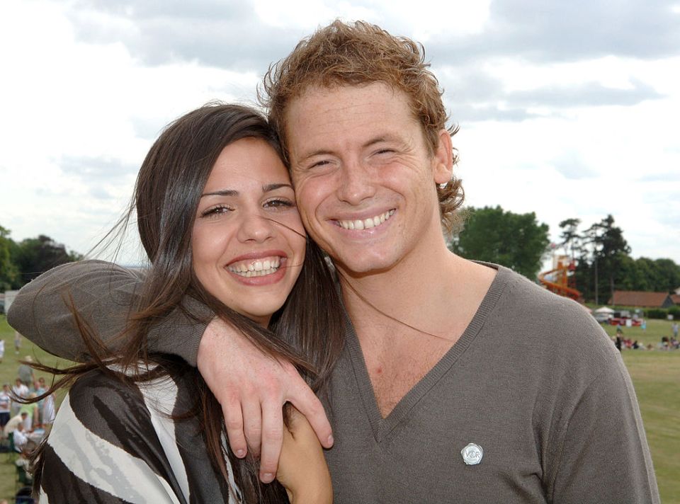 Joe Swash with his ex-fiancee Emma Sophocleous