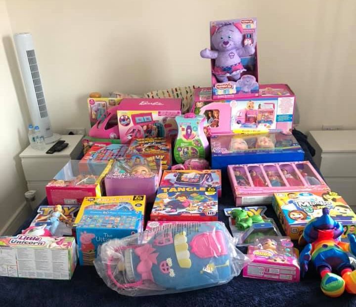  One mum showed off her huge Christmas haul - in August