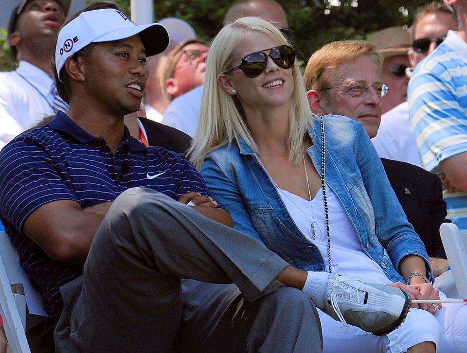 Tiger Woods and ex-wife Elin are pictured months before the scandal broke