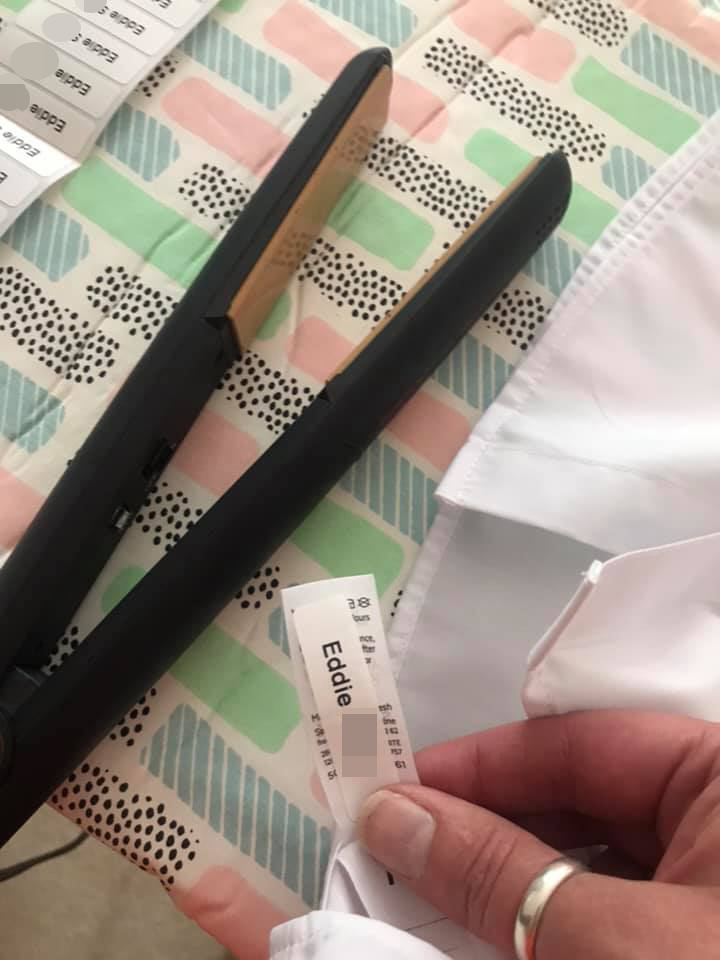 The mum shared her clever labelling hack which gets the job done in seconds