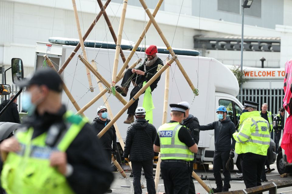 The Home Secretary calls for a new crackdown on the 'eco-crusaders turned criminals' after their blockade, which prevented 1.5million papers reaching shops