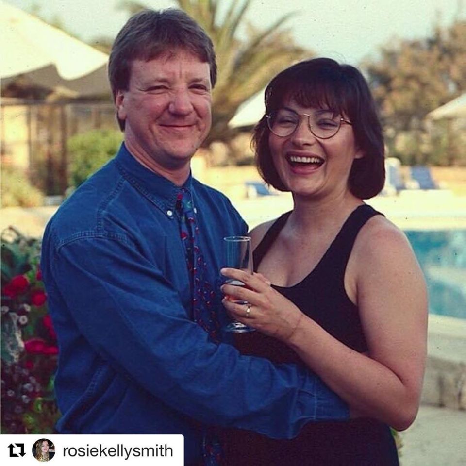 Lorraine Kelly re-posted a sweet throwback to mark her 28th anniversary to Steve Smith