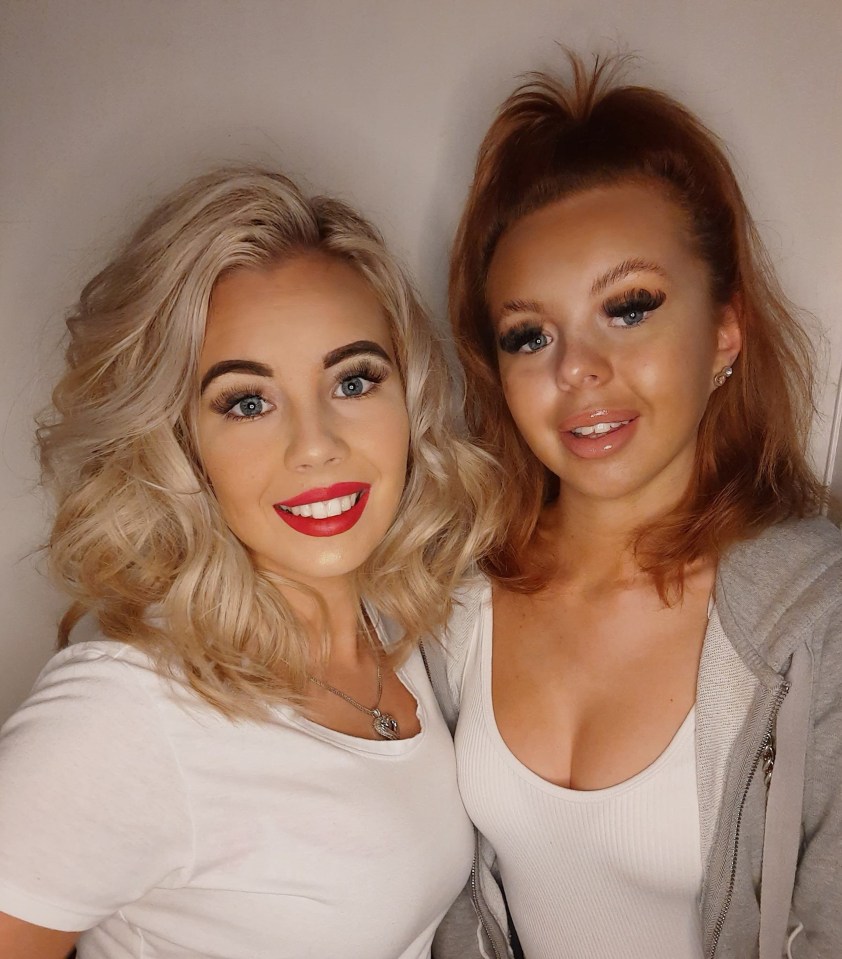 Sisters Sarah Burnside, 24, and Rhianne Smith, 19, were devastated when they were diagnosed with skin cancer within weeks of each other