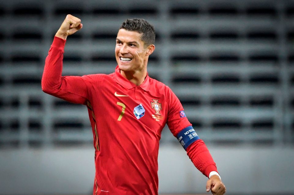 Ronaldo bagged his 100th goal for Portugal last night