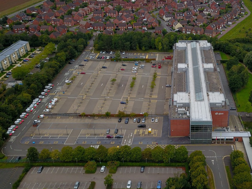 EON Energy's headquarters on Coventry's Westwood Business Park was eerily quiet on Monday