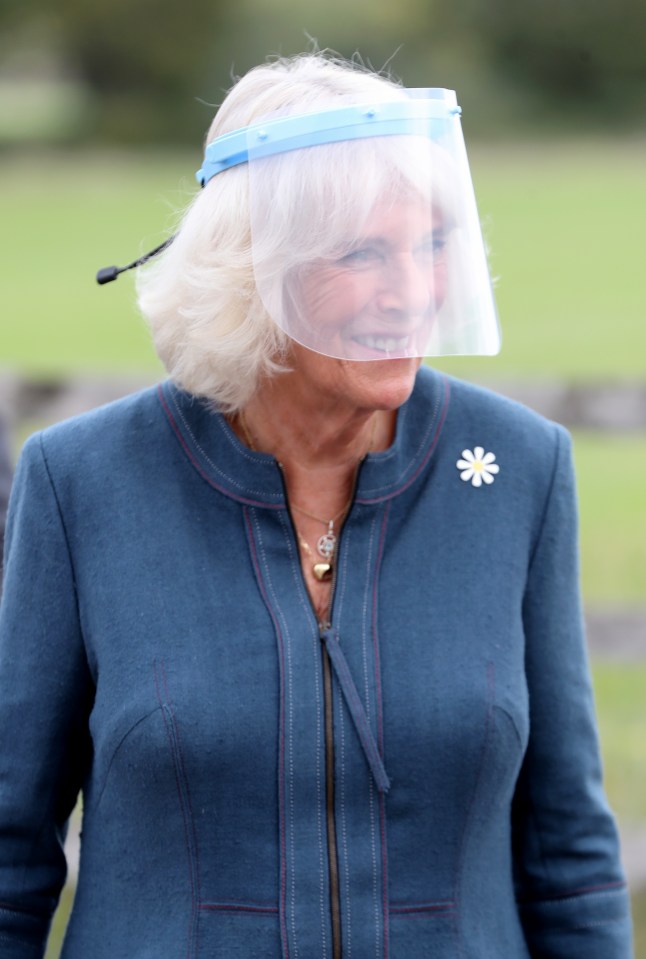 The Duchess of Cornwall beamed as she visited the charity in Milton Keynes