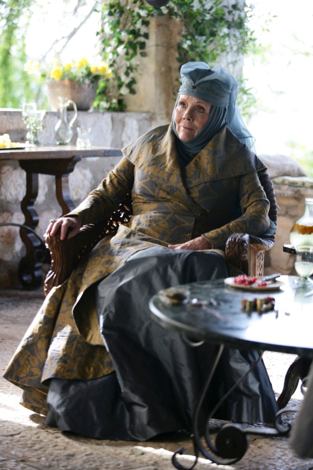 Diane played Olenna Tyrell in Game of Thrones