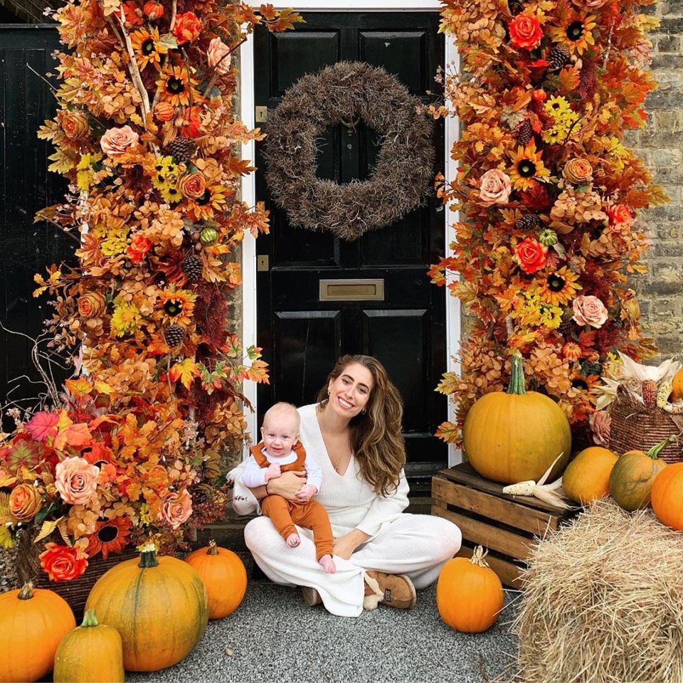 Stacey Solomon, 30, has been embracing autumn and giving her home a seasonal makeover