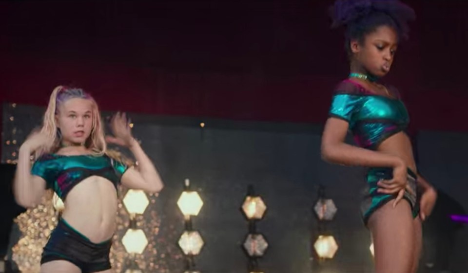 The girls are seen dancing and twerking for the competition - to boos