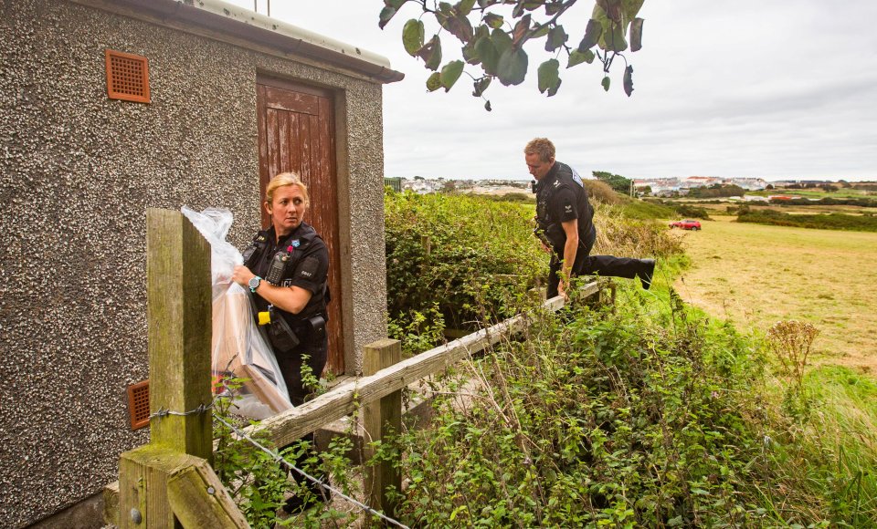 PC Mares was airlifted to a Truro Hospital for treatment