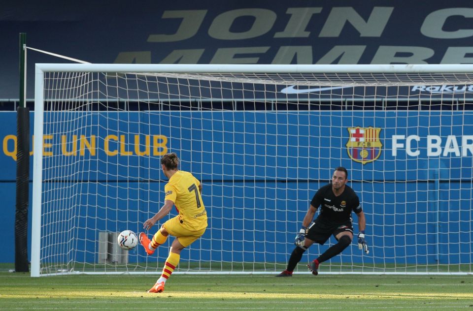 Antoine Griezmann scored from the spot in the friendly