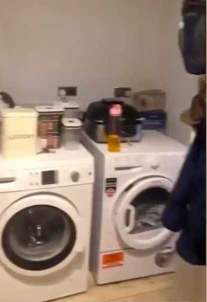 The Loose Women panelist has combined her laundry room and pantry