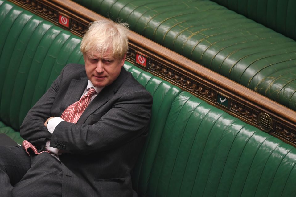 Boris Johnson faced off with 30 Tory rebels last night