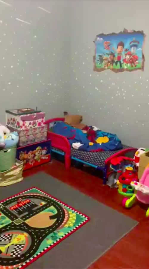 A mum has been criticised by other parents for letting her kids have too many toys