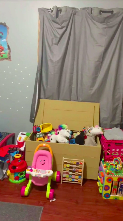 The mum had asked for help in organising her kids' bedroom