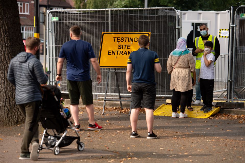 Queues are vast for Covid testing centres and thousands cannot get swabbed