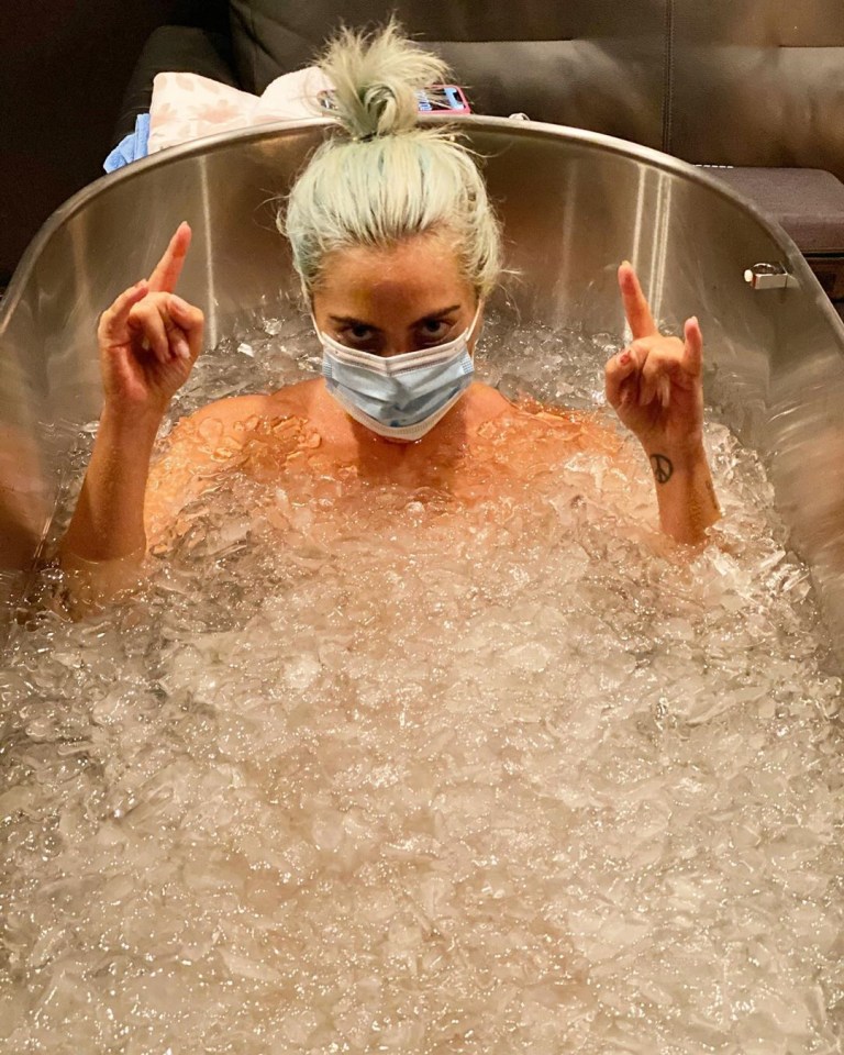 Lady Gaga says taking regular ice baths is beneficial for your health