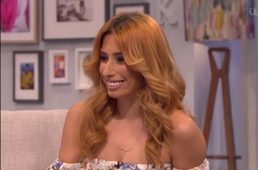 Stacey revealed her post-natal depression struggle in a candid Lorraine interview in 2016, above