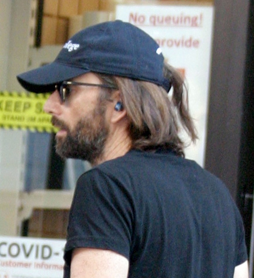 David even had a small ponytail poking out of his cap