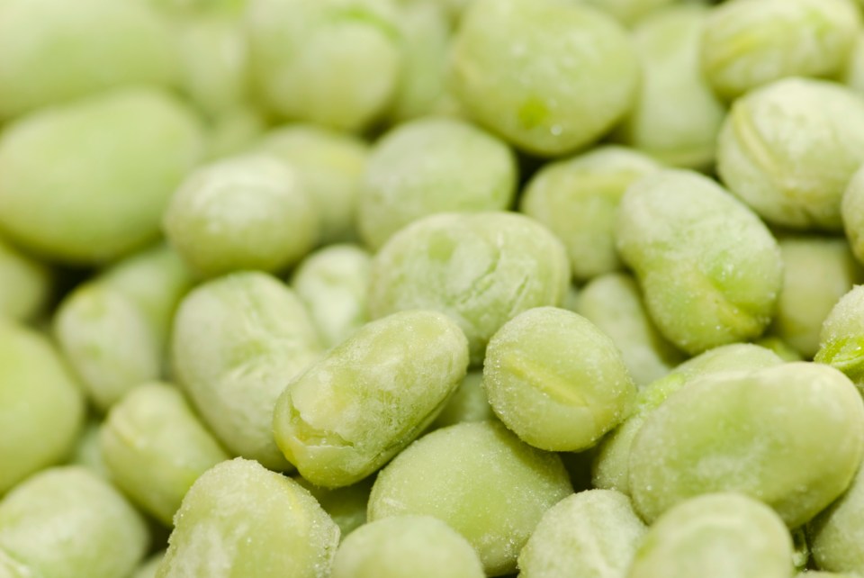 Buy your beans podded, prepared by experts and frozen