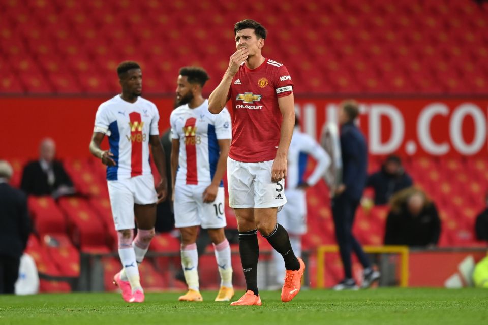 Even captain Harry Maguire looked out of sorts in the opening-day 3-1 defeat to Crystal Palace