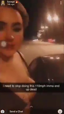 This woman filmed herself hanging out of a speeding car before she fell out