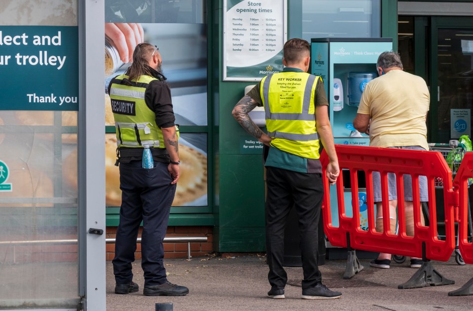 One Essex branch of Morrisons has recruited security guards 