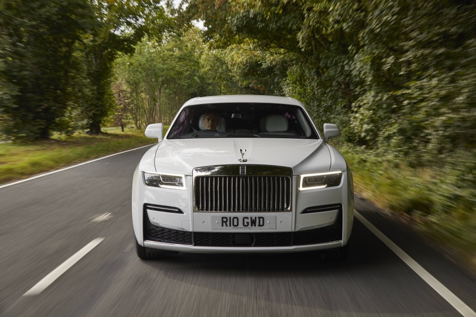 The second-generation Ghost has an illuminated front grille