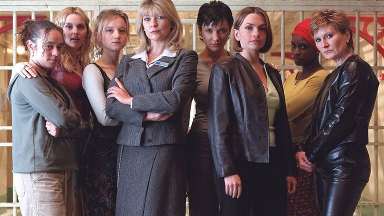 Simone appeared alongside EastEnders star Linda Henry in Bad Girls