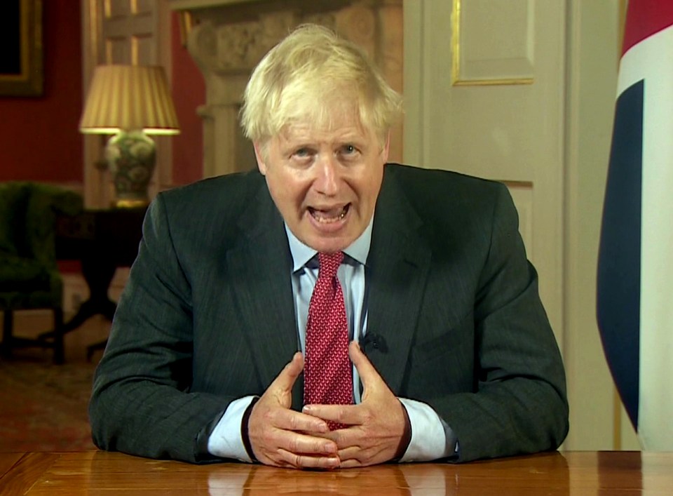 It comes after Boris Johnson enforced a 10pm pub and restaurant curfew