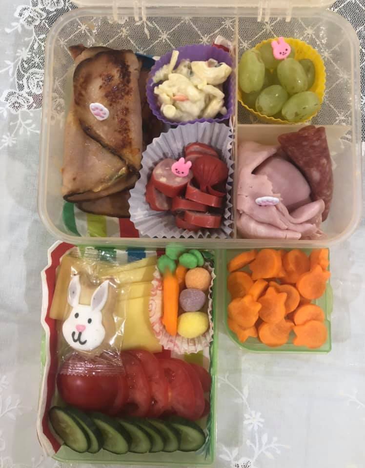 The woman shared the elaborate lunches she makes online 