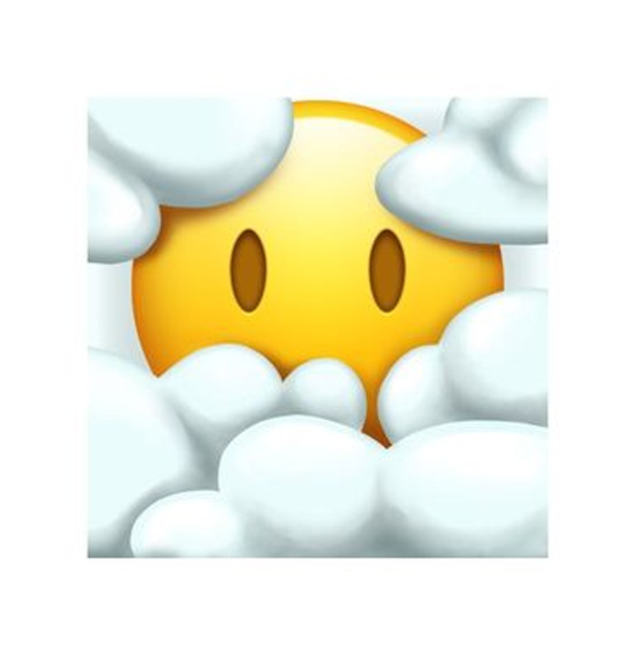 The head in the clouds emoji is one of the new offerings