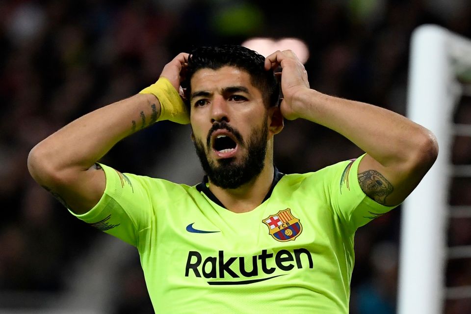 Luis Suarez's Barcelona career has come to an abrupt halt