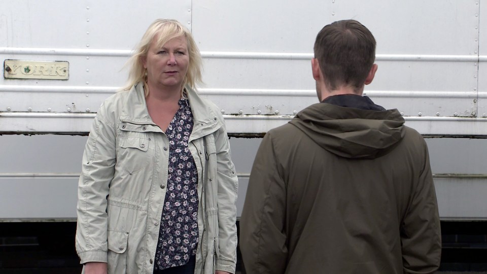 Eileen meets Todd in an old warehouse