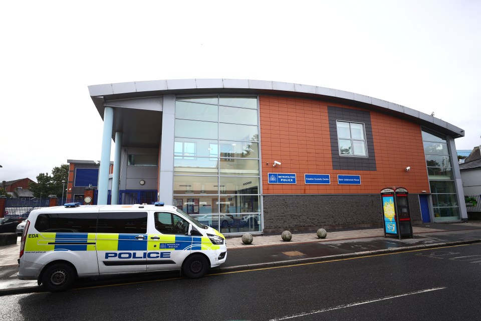 A police officer was shot dead this morning at Croydon police station