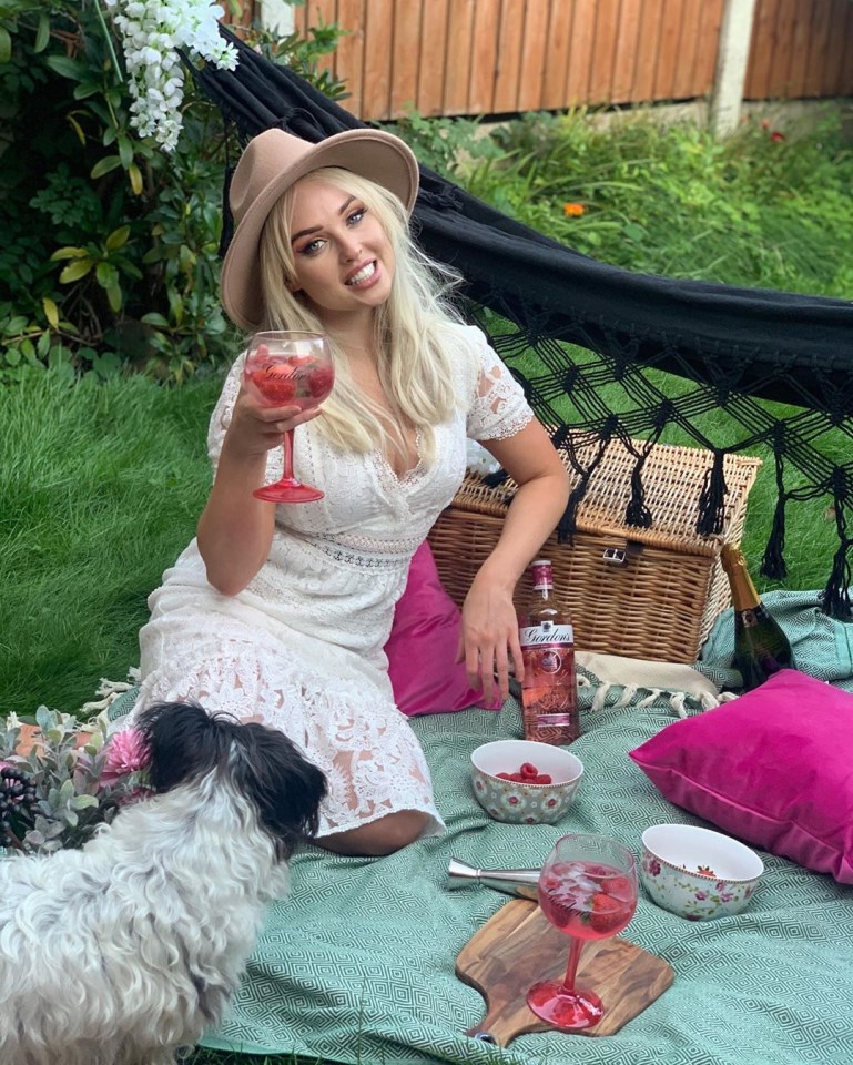 Jorgie's garden is also the best place to enjoy a girly picnic