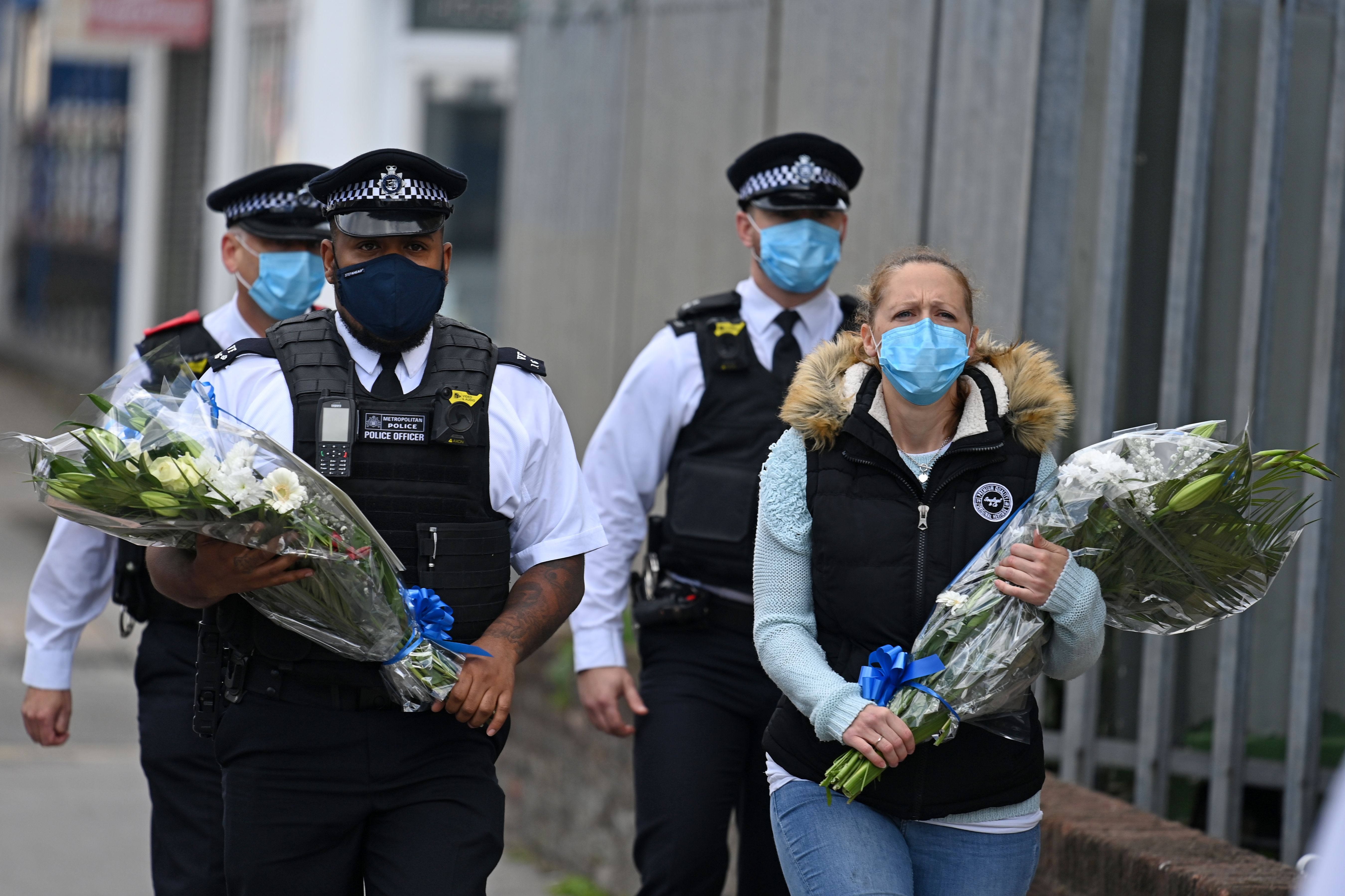 Tributes arrived from colleagues across the force