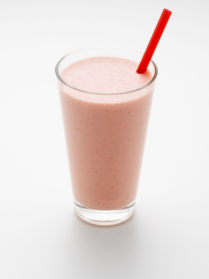 If it contains enough strawberries, a milkshake will count