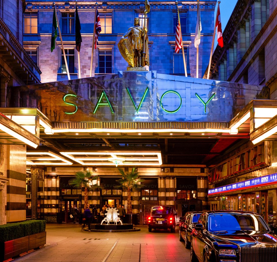 The Savoy is one of the world's most famous hotels