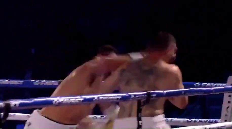 There was no getting up from this monster of a punch