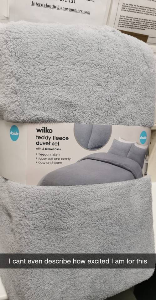 Wilko has slashed the price of its Teddy Fleece bedding 