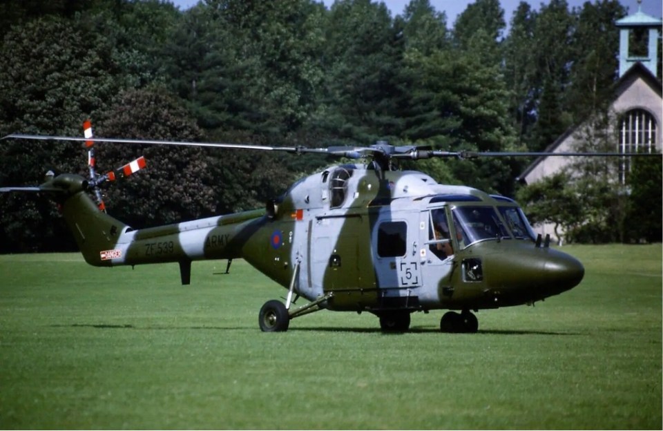 The helicopter was formerly used on active duty in the army