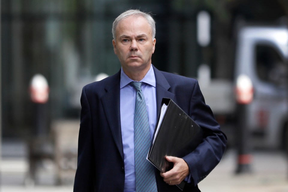 Justin Rushbrooke QC who is representing Meghan, the Duchess of Sussex arrives at the High Court in London today