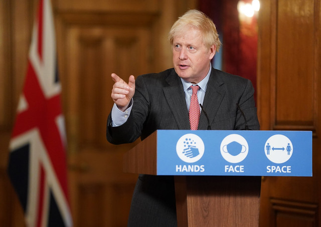 Boris Johnson addressed the nation tonight at a press conference